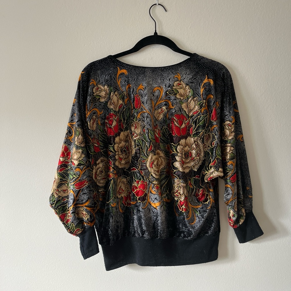 Floral Patterned Sweater - Picture 4 of 4